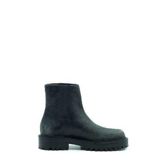 Car Grey Biker Boots