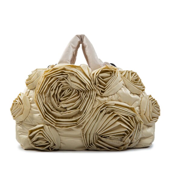 Rose Big<br>Sacca  maxi con rose panna