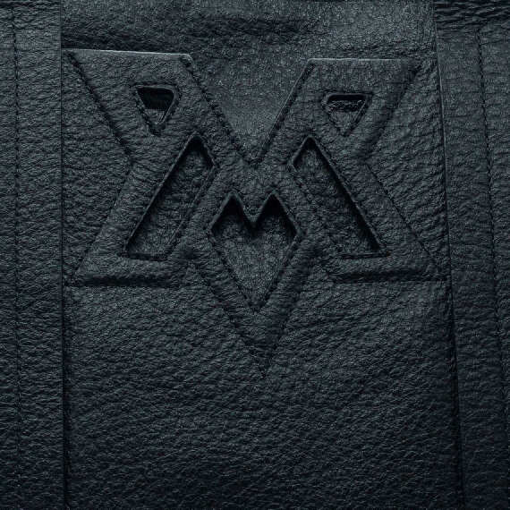 Janis<br />Maxi shopper reverse double nera