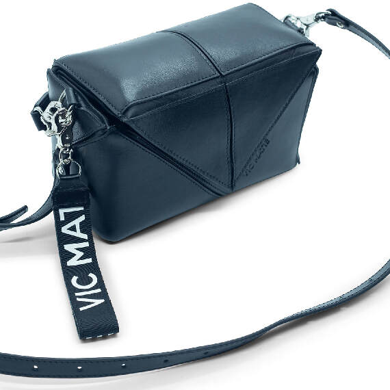 Viola<br />Mini bag patch nera 