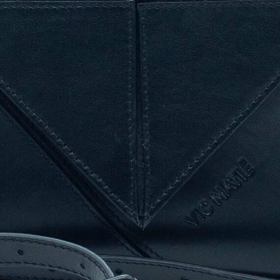 Viola<br />Mini bag patch nera 