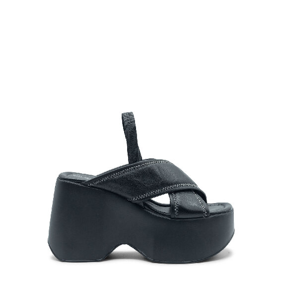 Yoko ciabatta nera 