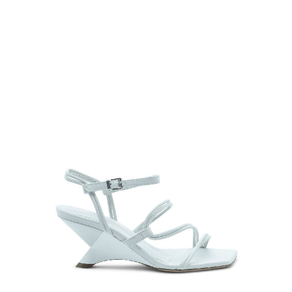 Swam open sandalo asimmetrico bianco