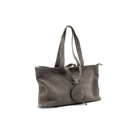 Sierra<br/>Mud-colored rectangular shopper  