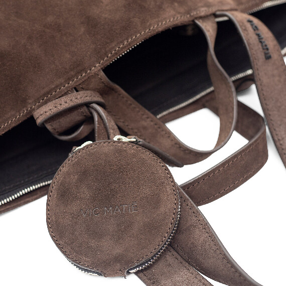 Sierra<br/>Dark brown rectangular shopper  