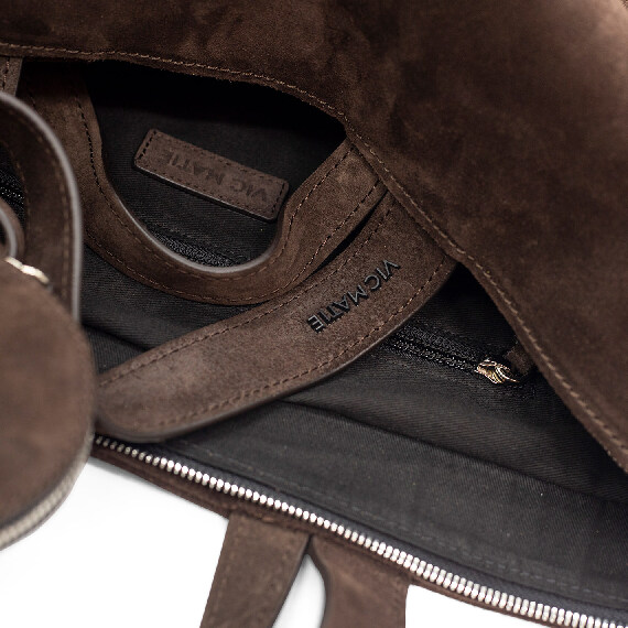 Sierra<br/>Dark brown rectangular shopper  