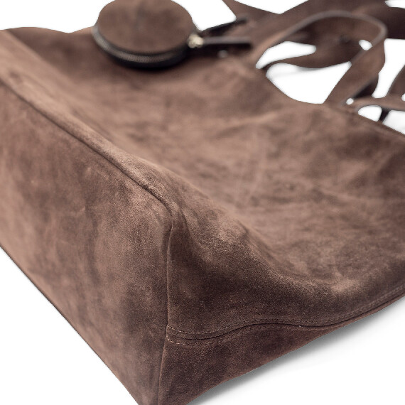 Sierra<br/>Dark brown rectangular shopper  