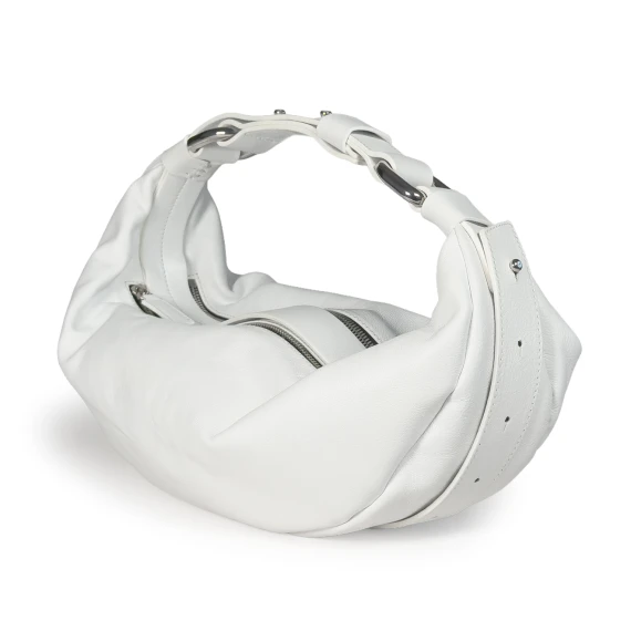 Abigail<br>Hobo bag white