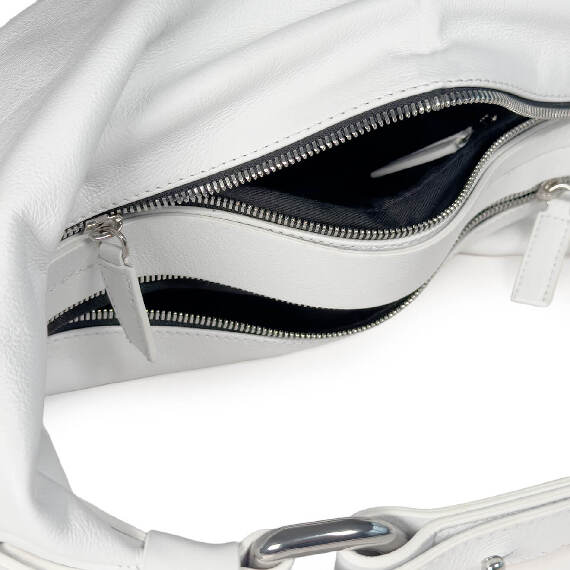 Abigail<br>Hobo bag white