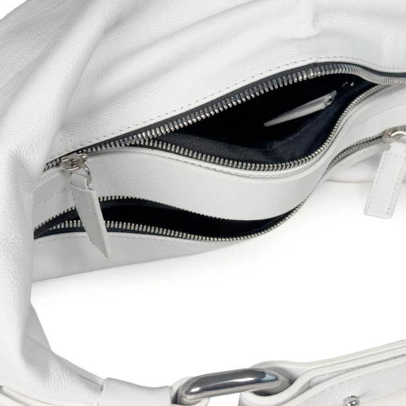 Abigail<br>Hobo bag white