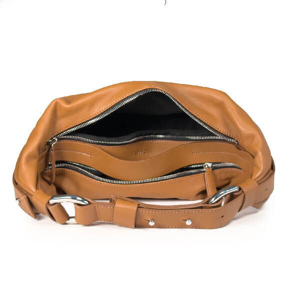 Abigail<br>Hobo bag cuoio