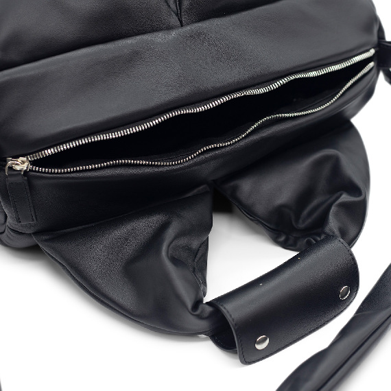 Lana<br/>Bauletto medio trapunta nero