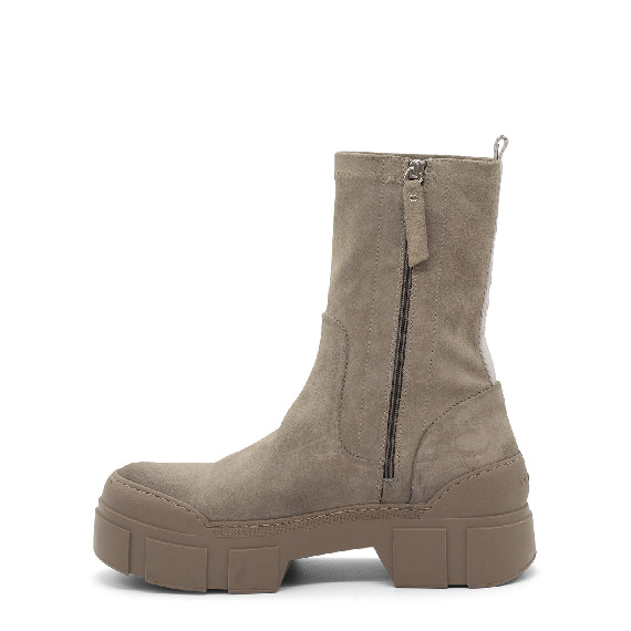 V14 Roccia – Taupe stretch ankle boot  