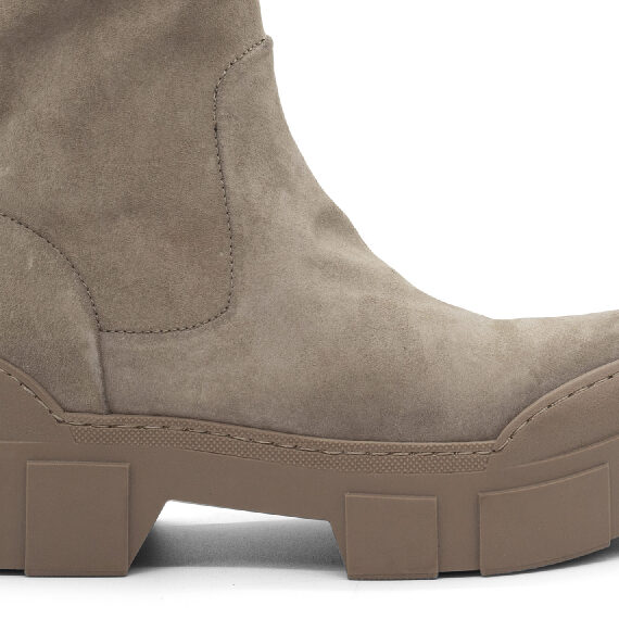 V14 Roccia – Taupe stretch ankle boot  