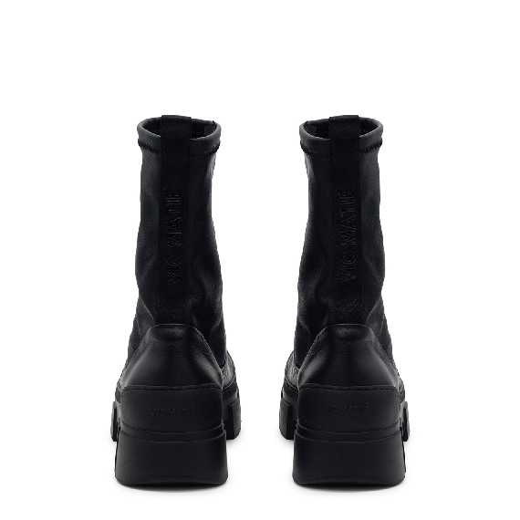 V14 Roccia – Black stretch ankle boot  