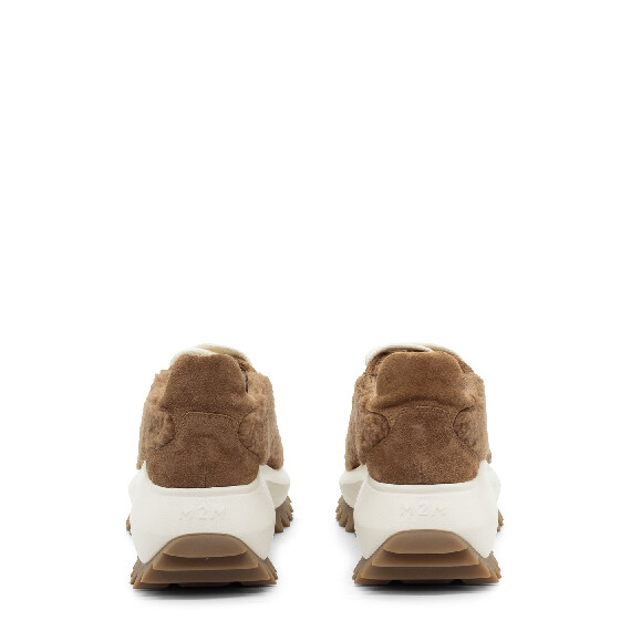 D22 Running – Earth-toned faux fur shoe  