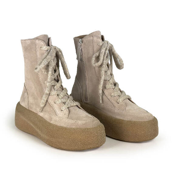F04 Creepy_ Lace-up ankle boots taupe Vic Matie