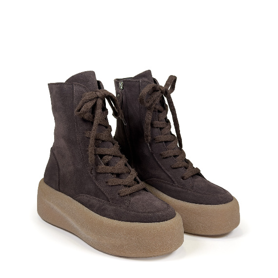 F04 Creepy_ Lace-up ankle boots dark brown Vic Matie