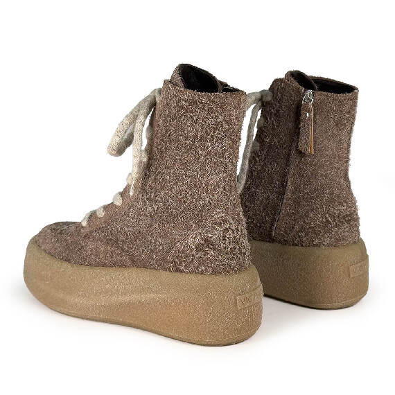 F04 Creepy_ Lace-up ankle boots brown