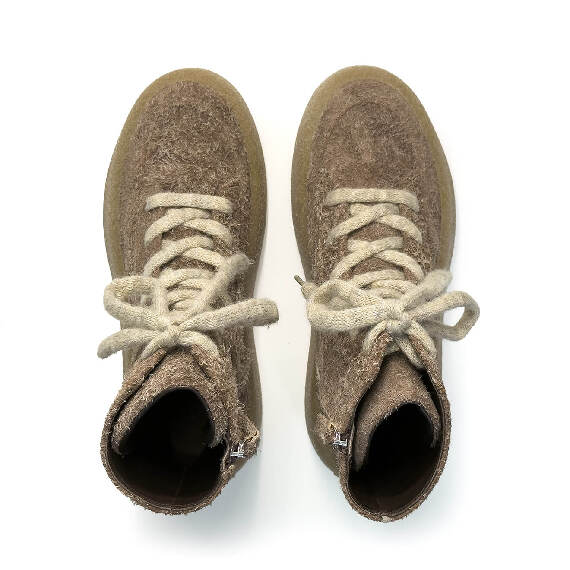 F04 Creepy_ Lace-up ankle boots brown