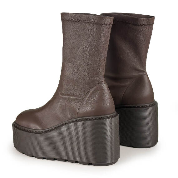 F20 Zeppa Stripy_ Ankle boots dark brown