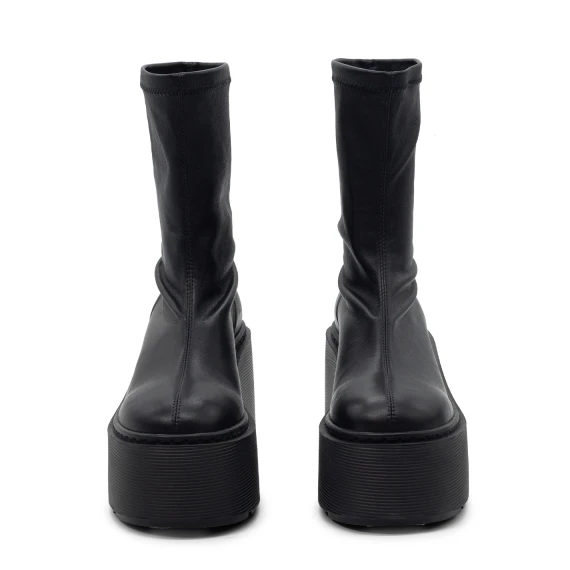 F20 Zeppa Stripy – Black ankle boot  