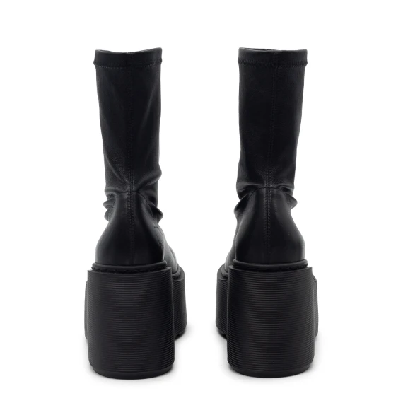 F20 Zeppa Stripy – Black ankle boot  