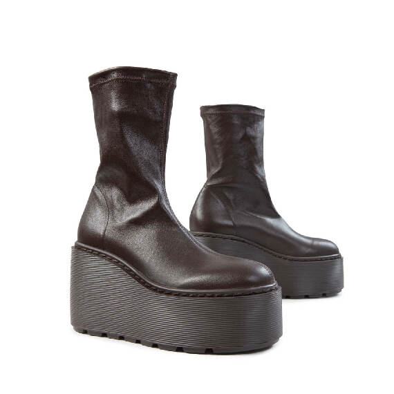 F20 Zeppa Stripy-Tronchetto testa di moro