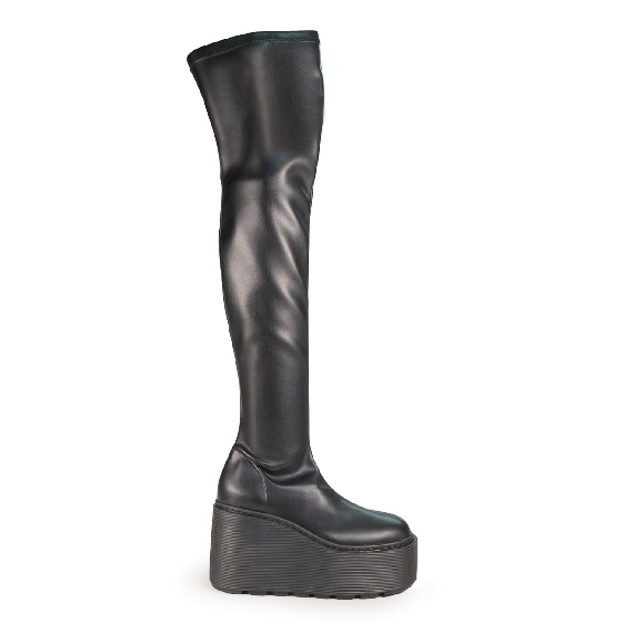 F20 Zeppa Stripy_ Stivale Cuissardes nero