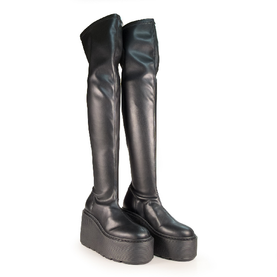 F20 Zeppa Stripy_ Cuissard boots black