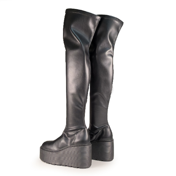 F20 Zeppa Stripy_ Cuissard boots black