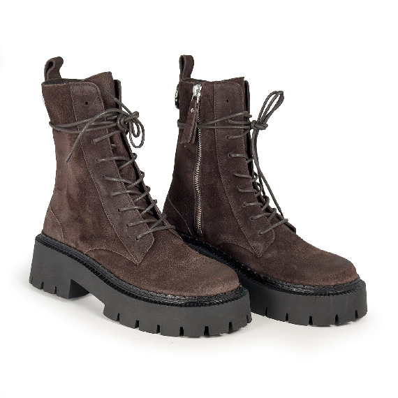 H04 Bob Heritage combat boots dark brown