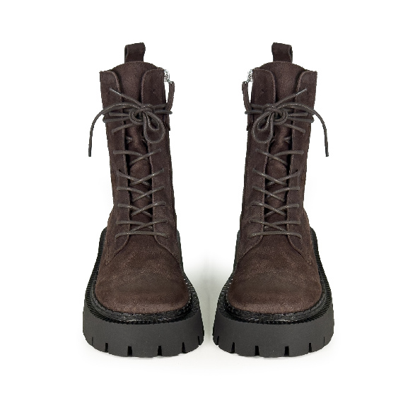 H04 Bob Heritage combat boots dark brown