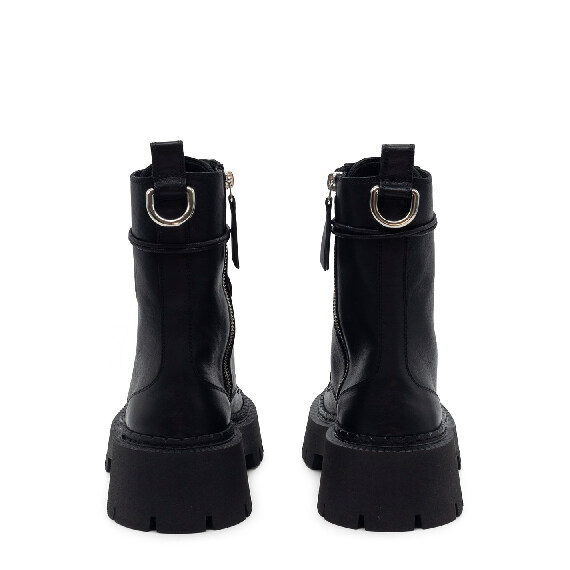 H04 Bob – Black combat boot  