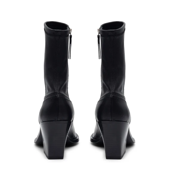 H10 Jolene – Black stretch ankle boot  