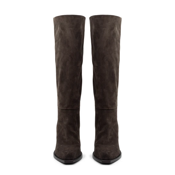 H10 Jolene – Minimal dark brown ankle boot  