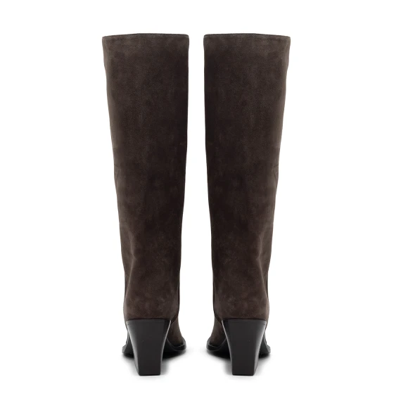 H10 Jolene – Minimal dark brown ankle boot  