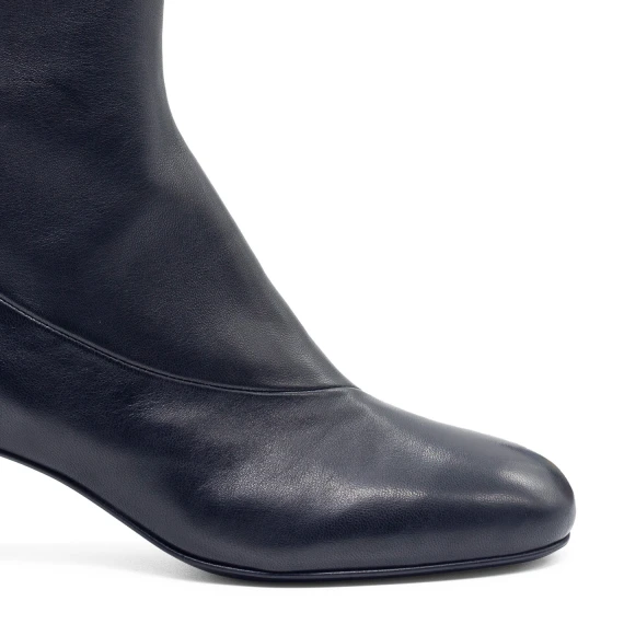 H12 Drop-Tronchetto minimal in pelle nero