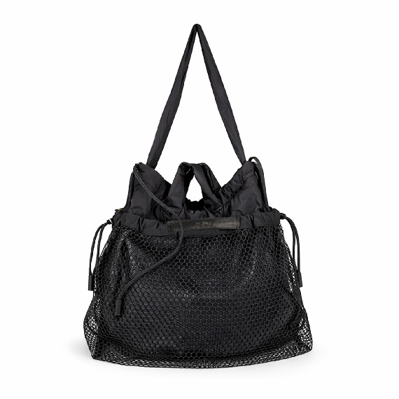 Patry<br>Maxi Borsa nera rete e nylon