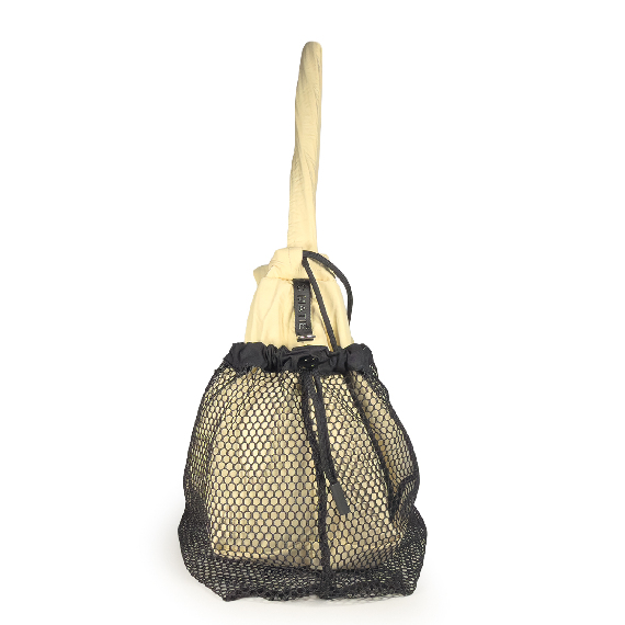 Patry<br>Maxi bag cream mesh and nylon