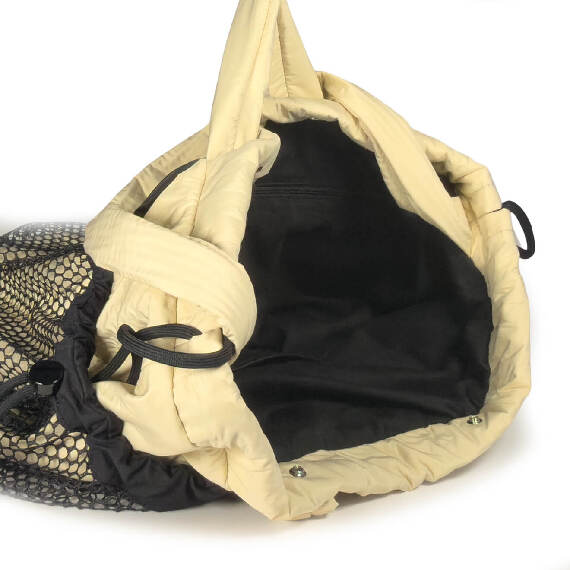 Patry<br>Maxi bag cream mesh and nylon