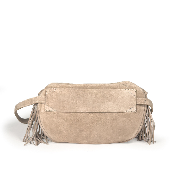 Maris<br>Fringed belt bag mud