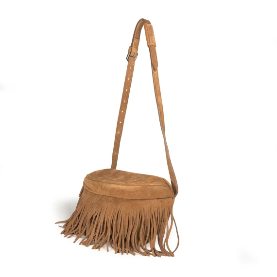 Maris<br>Marsupio con frange cuoio