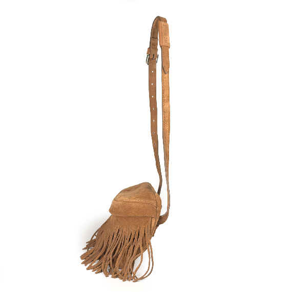 Maris<br>Marsupio con frange cuoio