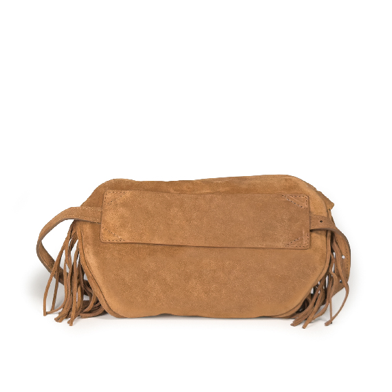 Maris<br>Marsupio con frange cuoio