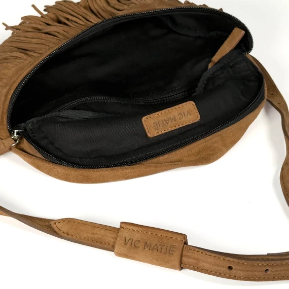 Maris<br>Marsupio con frange cuoio