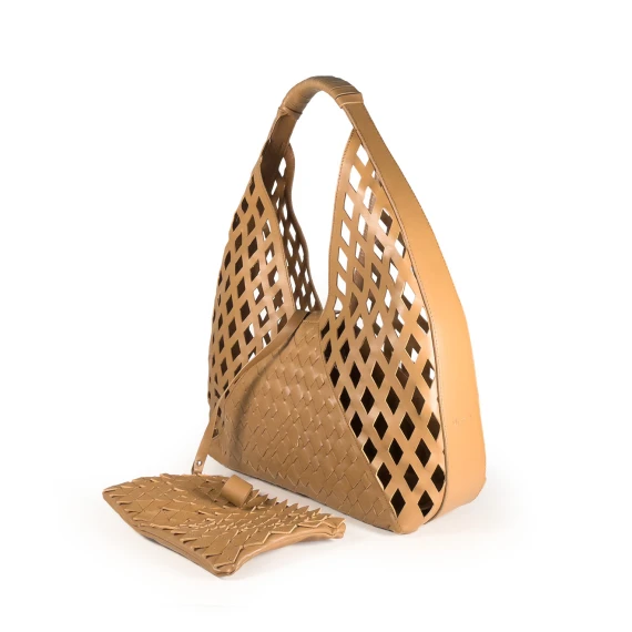 Junko<br>Shopper cuoio