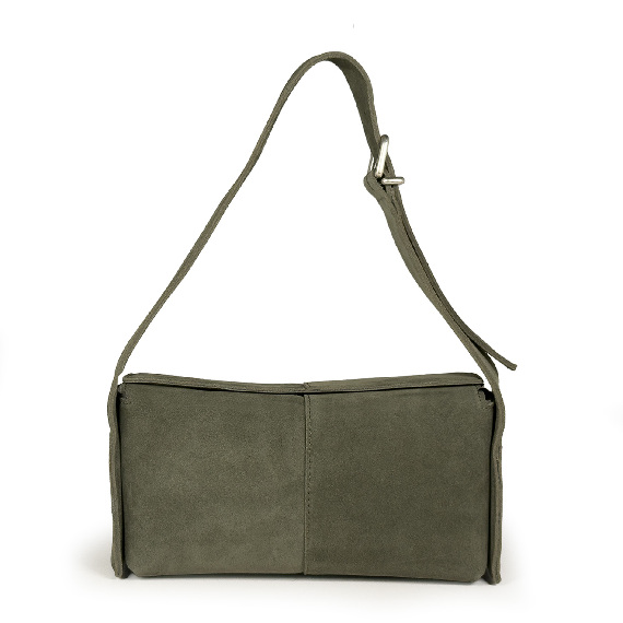 Virginia Baguette in crosta verde militare Vic Matie