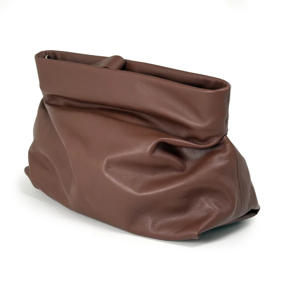 Gisele<br>Soft clutch brown