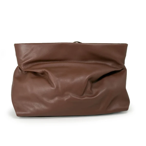 Gisele<br>Soft clutch brown